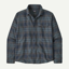 Patagonia LS Lightweight Fjord Flannel Shirt in Paw: Smolder Blue