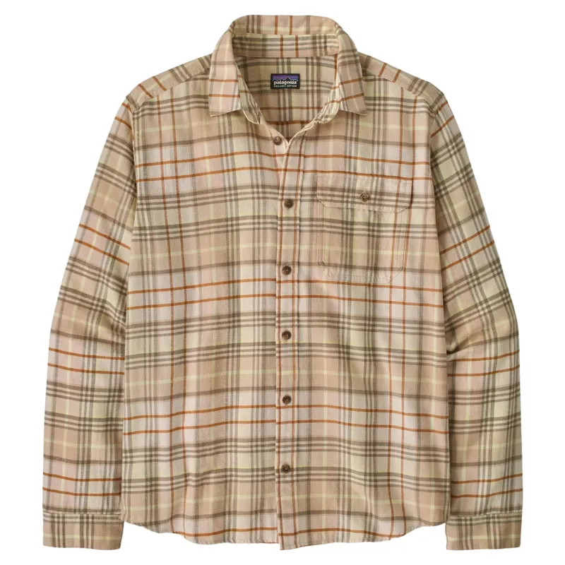 Patagonia Long-Sleeved LW Fjord Flannel Shirt Depth/Natural