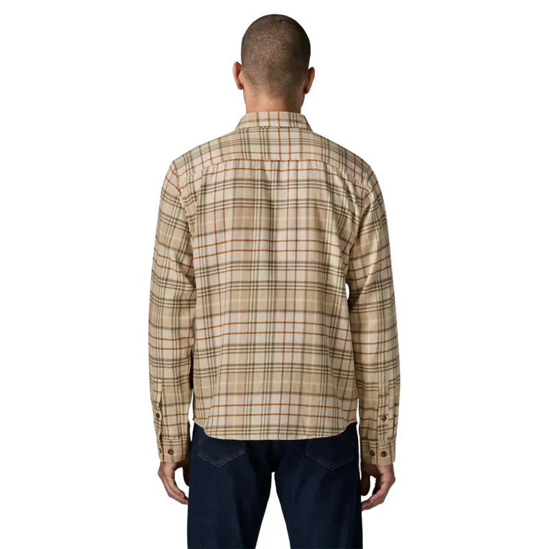 Patagonia Long-Sleeved LW Fjord Flannel Shirt Depth/Natural-2