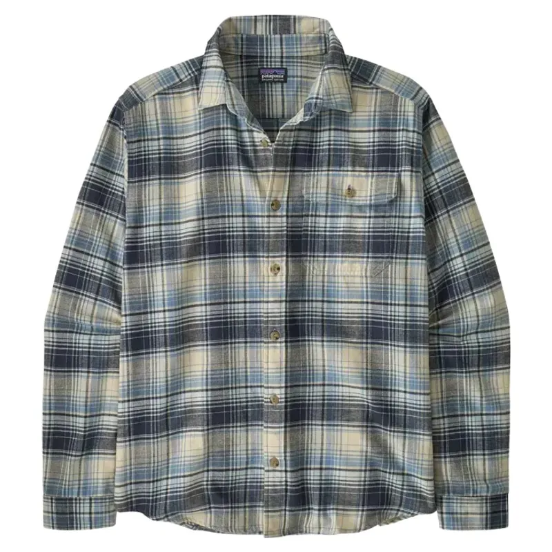 Patagonia Long-Sleeved LW Fjord Flannel Shirt Foggy/Virtually Blue