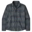 Patagonia Long-Sleeved LW Fjord Flannel Shirt Paw/Smolder Blue