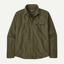 Patagonia LS Lightweight Fjord Flannel Shirt in Basin Green
