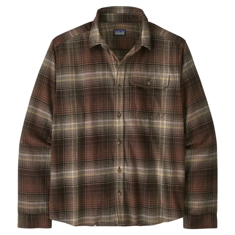 Patagonia Long-Sleeved LW Fjord Flannel Shirt Melting Ombre/Den Brown
