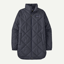 Patagonia Women's Pine Bank Insulated Parka in Sunken Blue