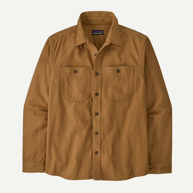 Patagonia Point Reyes Canvas Shirt in Nest Brown