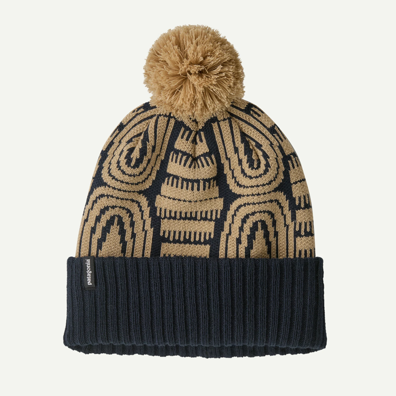 Patagonia Powder Town Beanie in Flow/Sunken Blue