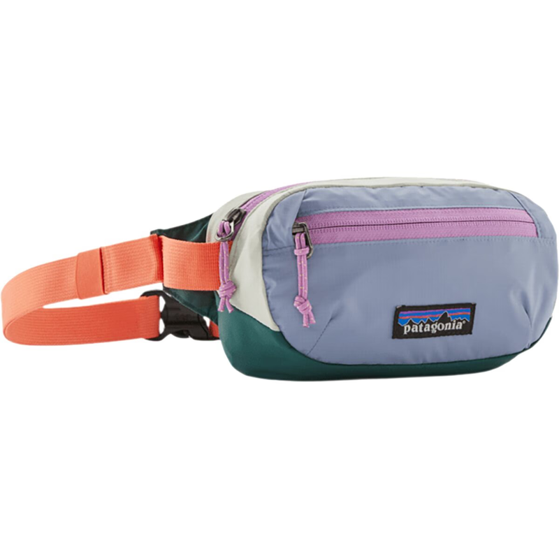 Patagonia Terravia Mini Hip Pack 1L in Patchwork Barnacle Blue