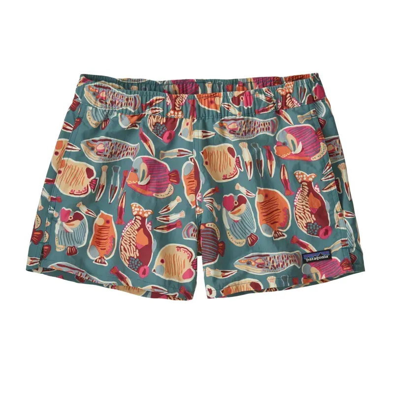Patagonia Women's Barely Baggies Shorts 2.5 in Wrasse Wetland Blue