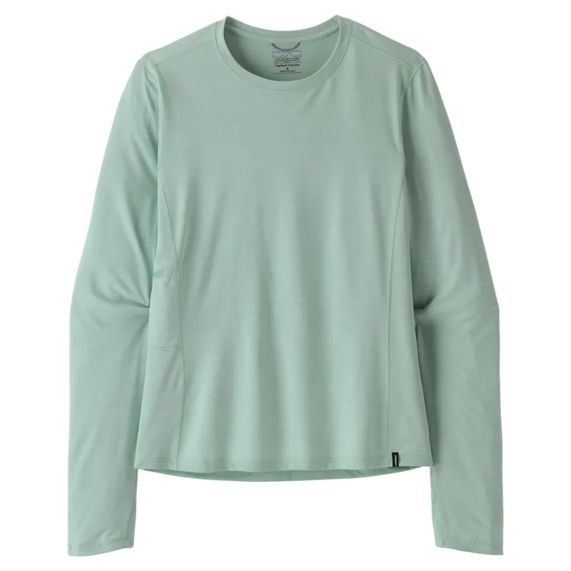 Patagonia Women's LS Capilene Cool Sun Shirt In Thermal Blue/Thin Ice