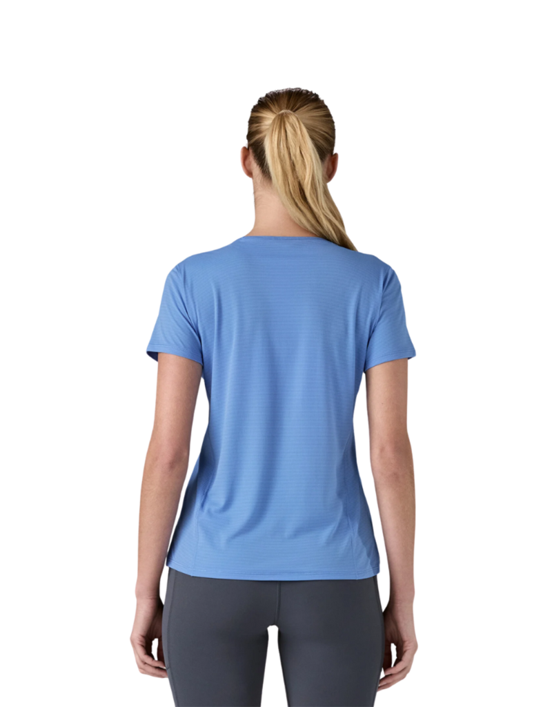 Patagonia Women's Long Sleeve Cap Cool Lightweight Shirt in Abundant Blue-2