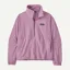 Patagonia Women's Micro D 1/2-Zip Fleece Pullover in Light Violet