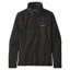 Patagonia Women's Micro D 1/4-Zip Fleece Top in Black