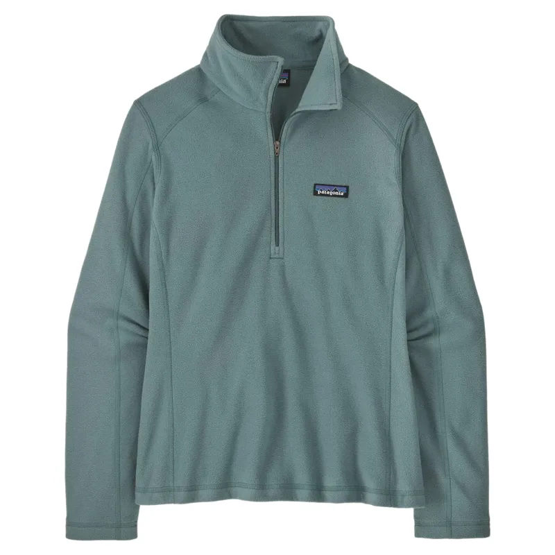 Patagonia Women's Micro D 1/4-Zip Fleece Top in Blue Sage