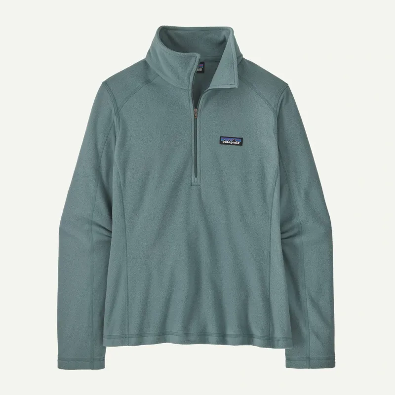 Patagonia Women's Micro D 1/4-Zip Fleece in Blue Sage
