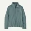Patagonia Women's Micro D 1/4-Zip Fleece in Blue Sage