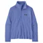 Patagonia Women's Micro D 1/4-Zip Fleece Top in Diver Blue