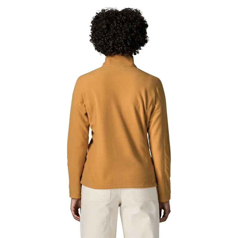 Patagonia Women's Micro D 1/4-Zip Fleece Top in Dried Mango-2