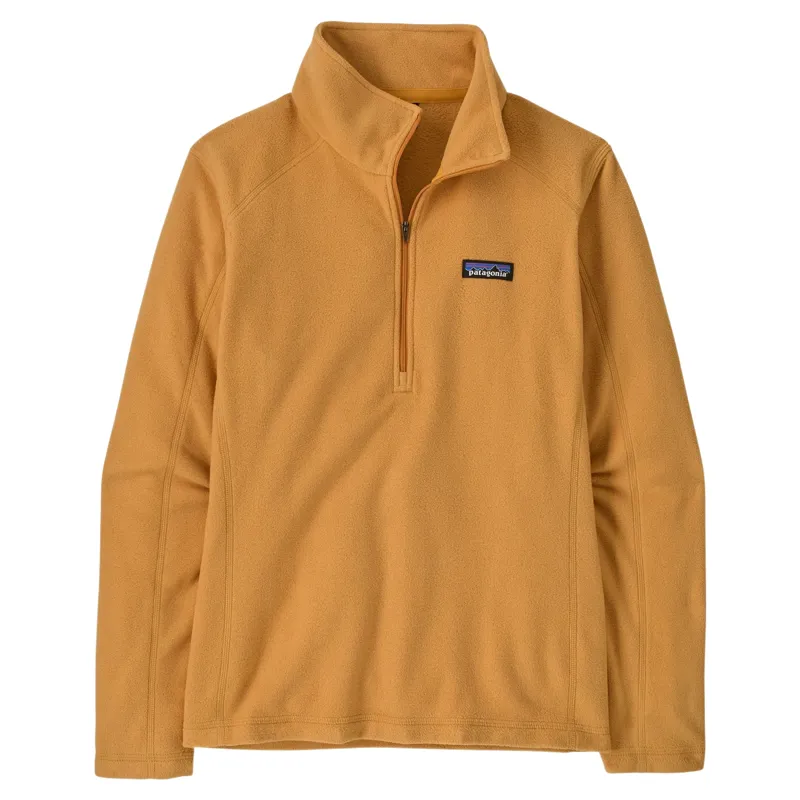 Patagonia Women's Micro D 1/4-Zip Fleece Top in Dried Mango