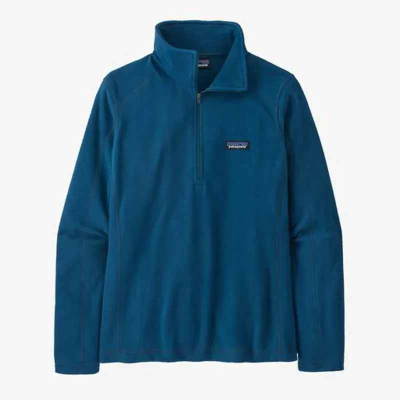 Patagonia Women's Micro D 1/4-Zip Fleece in Lagom Blue