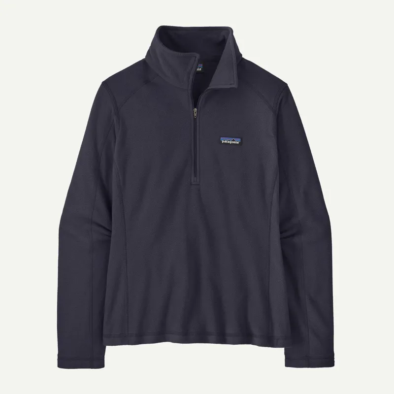 Patagonia Women's Micro D 1/4-Zip Fleece in Sunken Blue