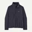 Patagonia Women's Micro D 1/4-Zip Fleece in Sunken Blue