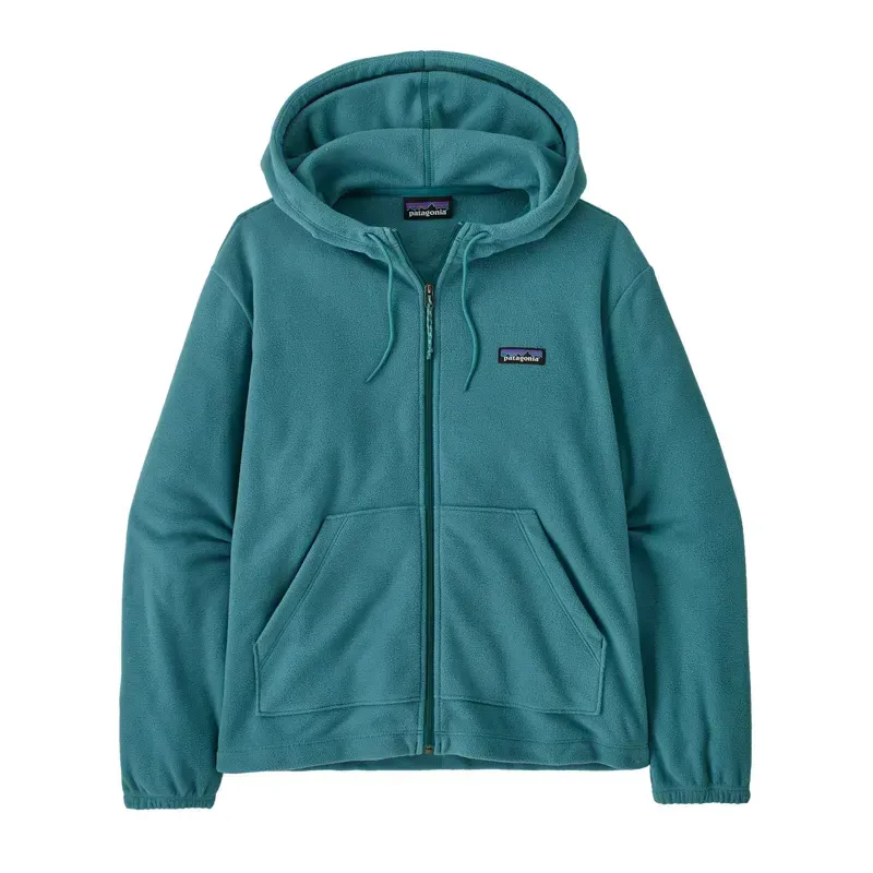 Patagonia Women's Micro D Fleece Hoody in Wetland Blue