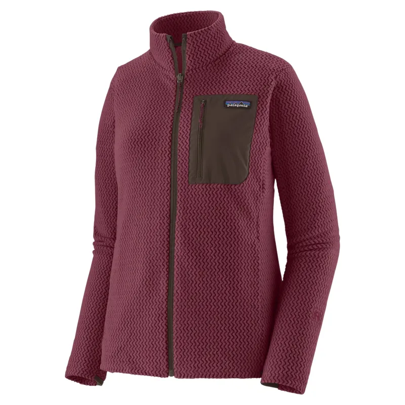 Patagonia Women's R1 Air Fleece Jacket in Berry Fig