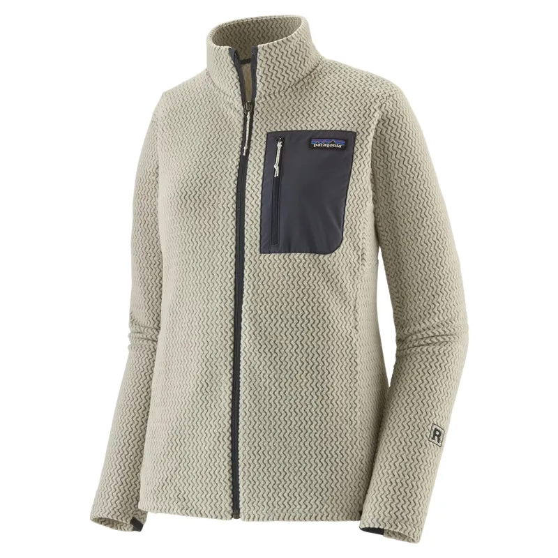 Patagonia Women's R1 Air Fleece Jacket in Birch White