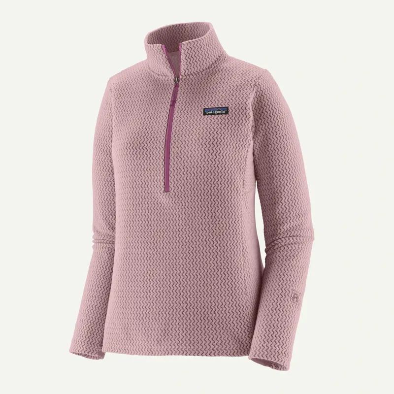 Patagonia Women's R1 Air Fleece Zip Neck in Quiet Violet