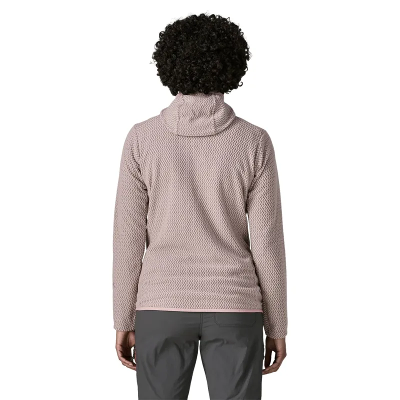 Patagonia Women's R1 Air Fleece Full-Zip Hoody in Stingray Mauve-2