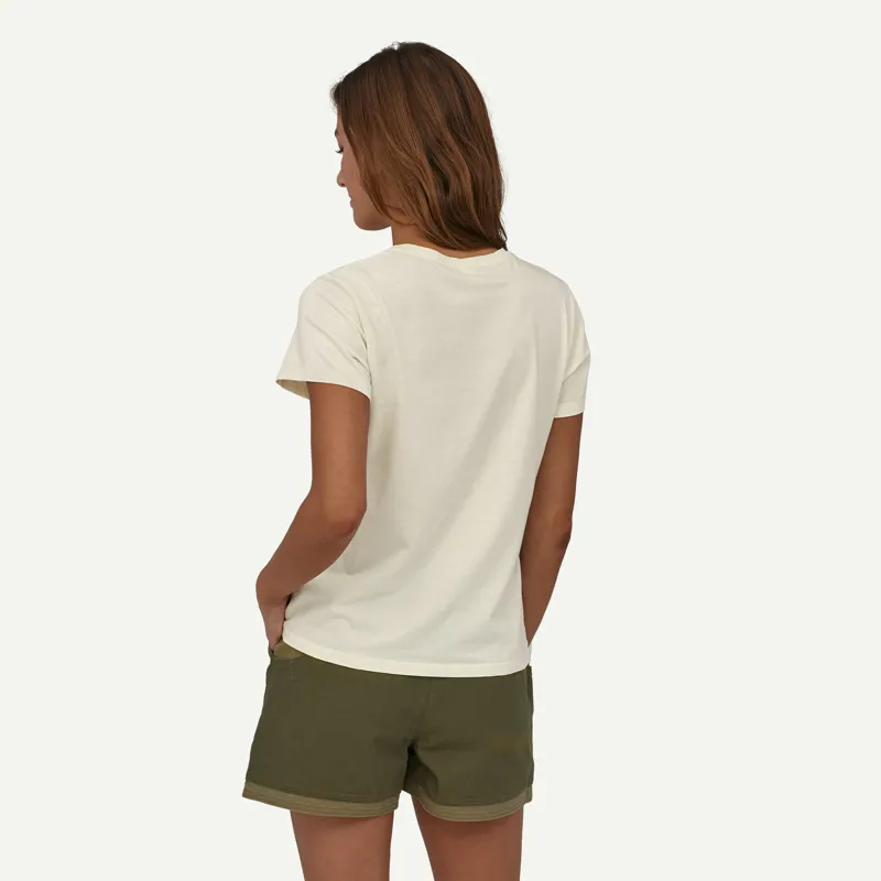 Patagonia Women's Regenerative Organic Cotton T-Shirt in Undyed Natural-3