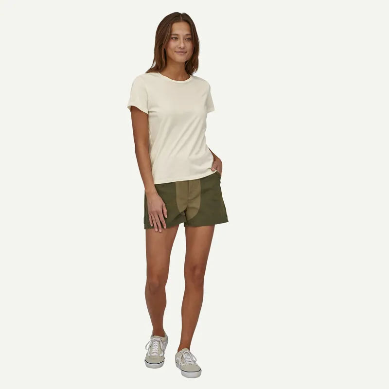 Patagonia Women's Regenerative Organic Cotton T-Shirt in Undyed Natural-4