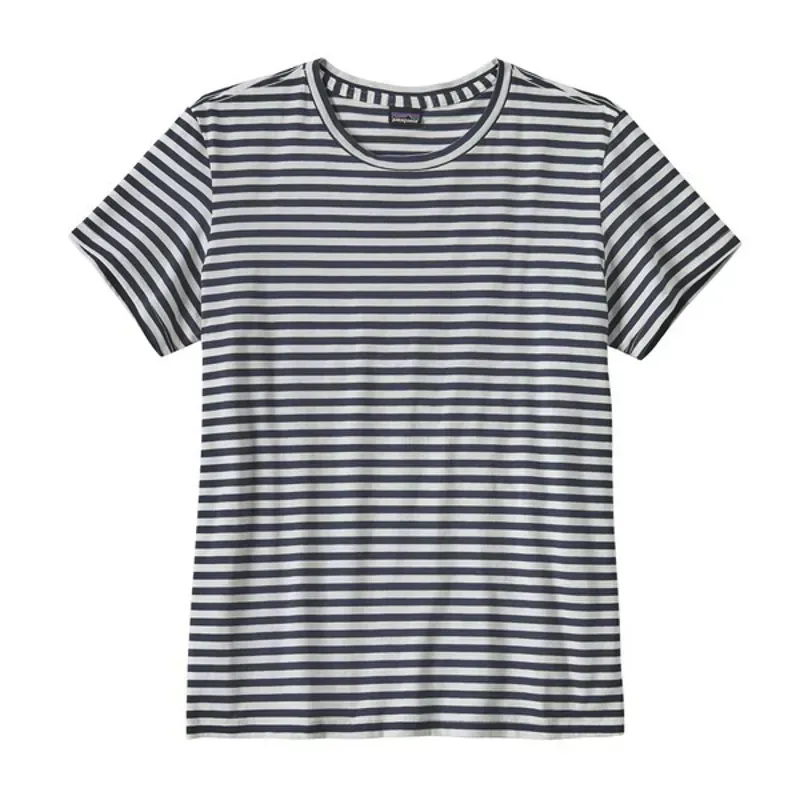 Patagonia Women's Regenerative Organic Cotton Tee in New Navy