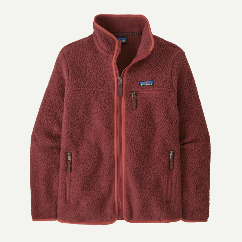 Patagonia Women's Retro Pile Fleece Jacket in Sequoia Red