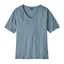 Patagonia Women's Short Sleeve Mainstay Top in Light Plume Grey