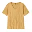 Patagonia Women's Short-Sleeved Mainstay Top in Beeswax Tan