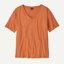 Patagonia Women's Short-Sleeved Mainstay Top in Rock Melon