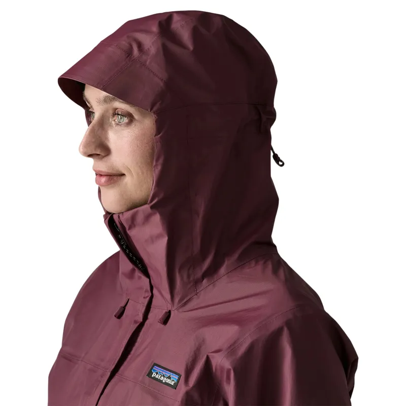 Patagonia Women's Torrentshell 3L Rain Jacket in Berry Fig-4