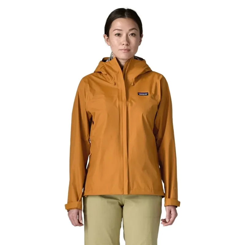 Patagonia Women's Torrentshell 3L Rain Jacket in Cinnamon Brown-1