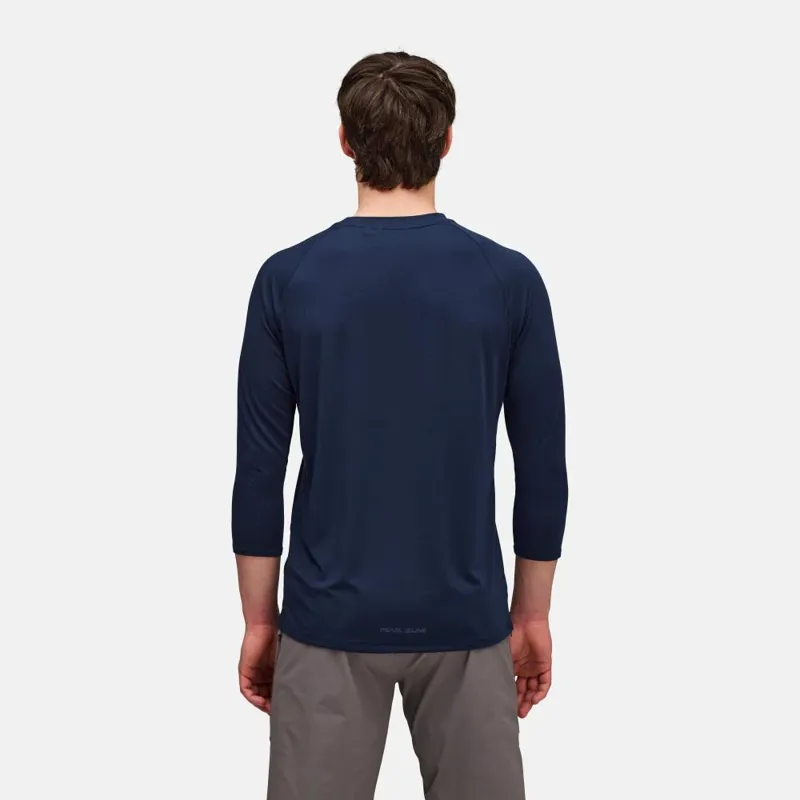 Pearl Izumi Canyon Merino 3/4 Sleeve Jersey in Dark Navy-2