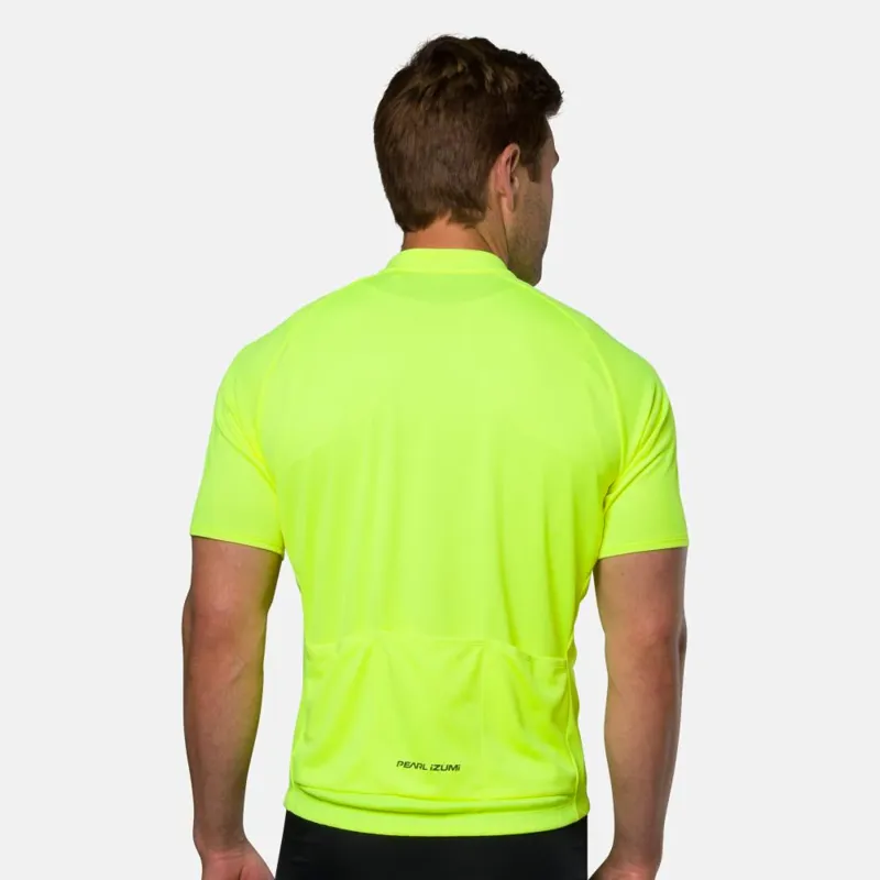 Pearl Izumi Quest Short Sleeve Jersey in Screaming Yellow-3