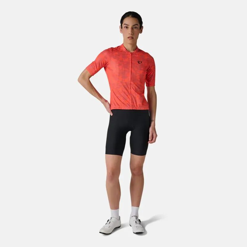 Pearl Izumi Women's Attack Short Sleeve Jersey in Fiery Coral Waverock-5