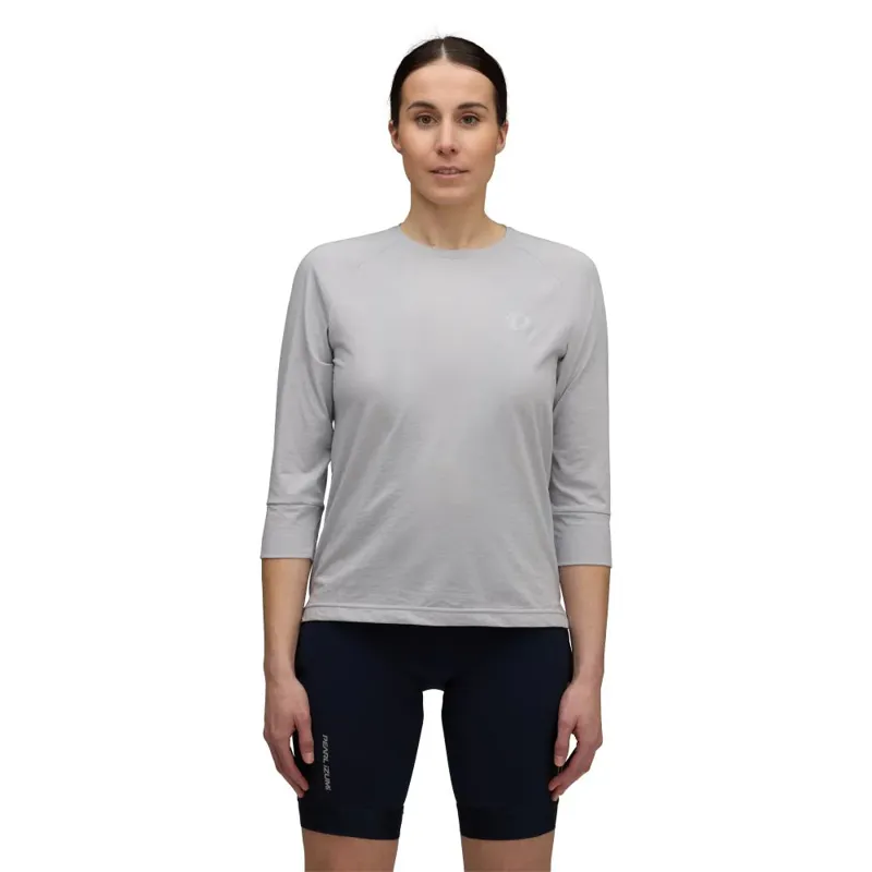 Pearl Izumi Women's Canyon Merino 3/4 Sleeve Jersey in Highrise-1