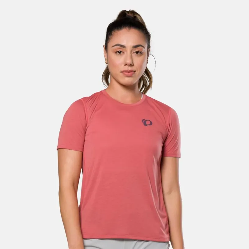 Pearl Izumi Women's Canyon Short Sleeve Jersey in Rosewood-2