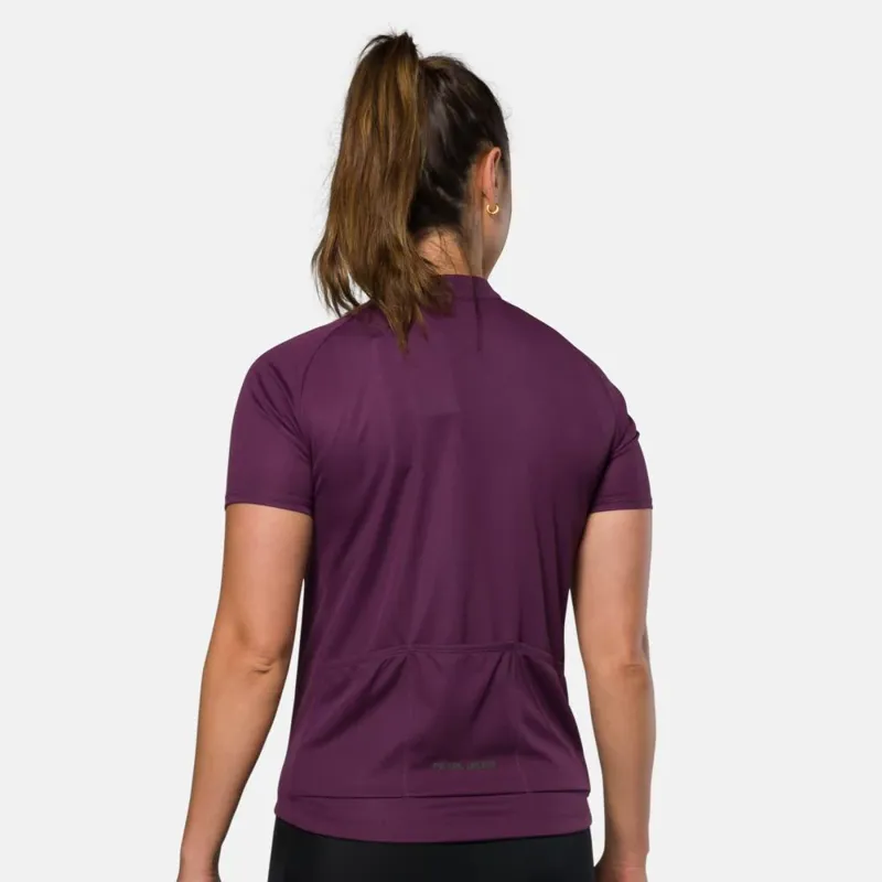 Pearl Izumi Women's Quest Short Sleeve Jersey in Dark Violet-3
