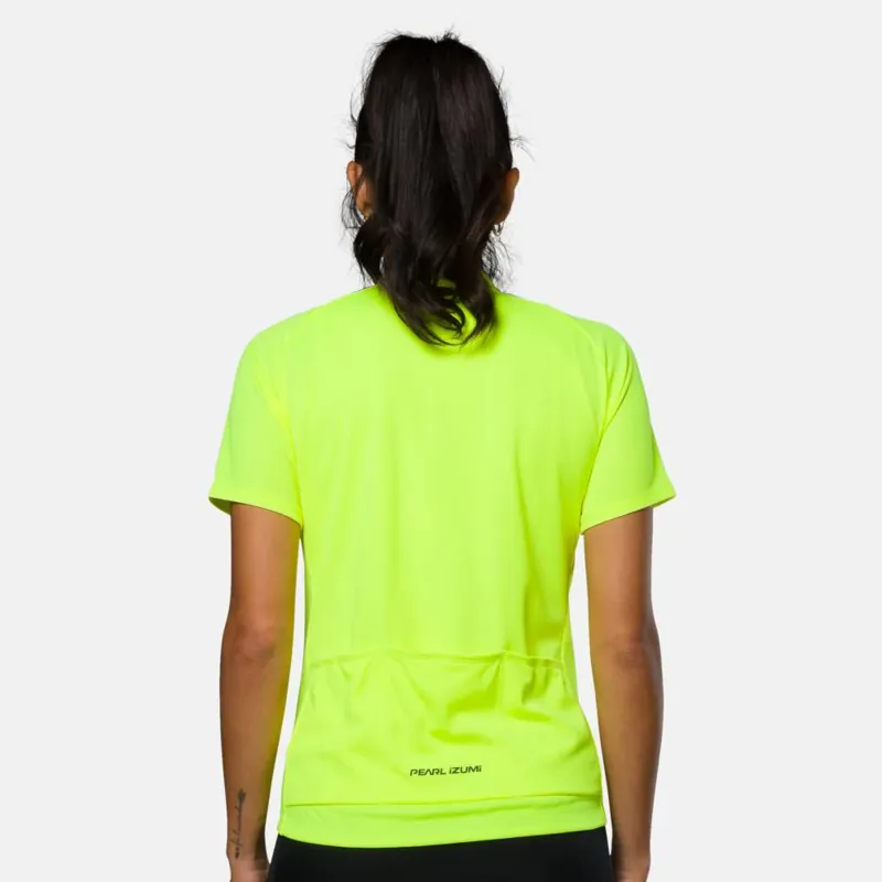 Pearl Izumi Women's Quest Short Sleeve Jersey in Screaming Yellow-3