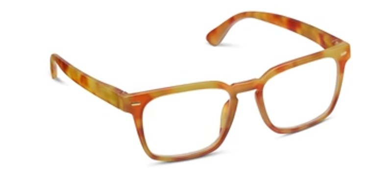 Peepers Jude Blue Light Glasses in Amber Tortoise