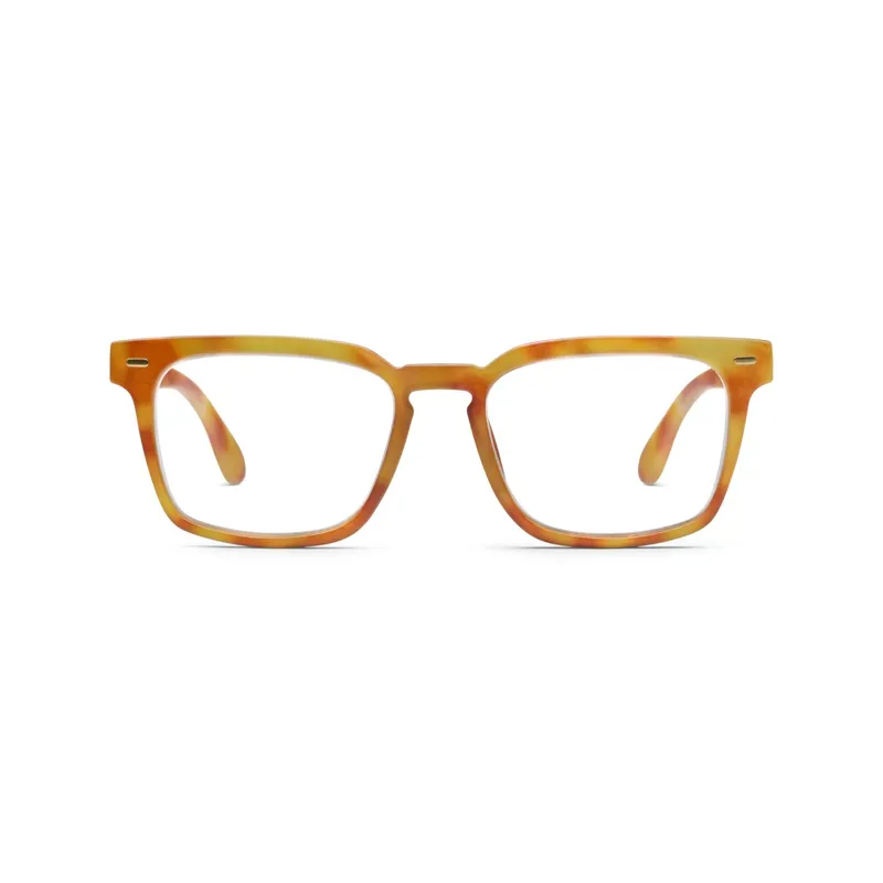 Peepers Jude Blue Light Glasses in Amber Tortoise-1