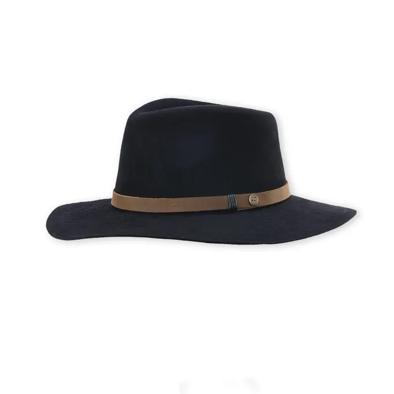 Pistil Elson Wide Brim Hat in Black