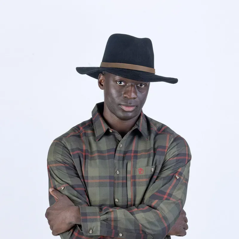 Pistil Elson Wide Brim Hat in Black-1